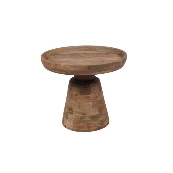 Bijzettafel Troy | Lichtbruin Ø50cm