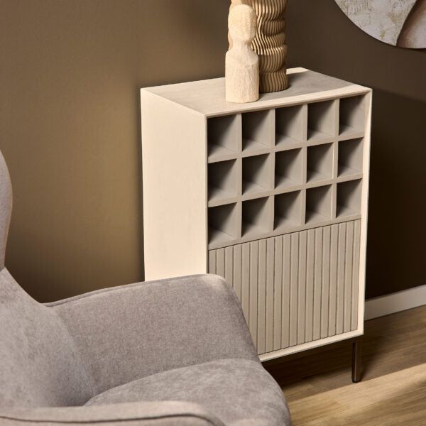 Wijnkast Madison | Sand 55cm