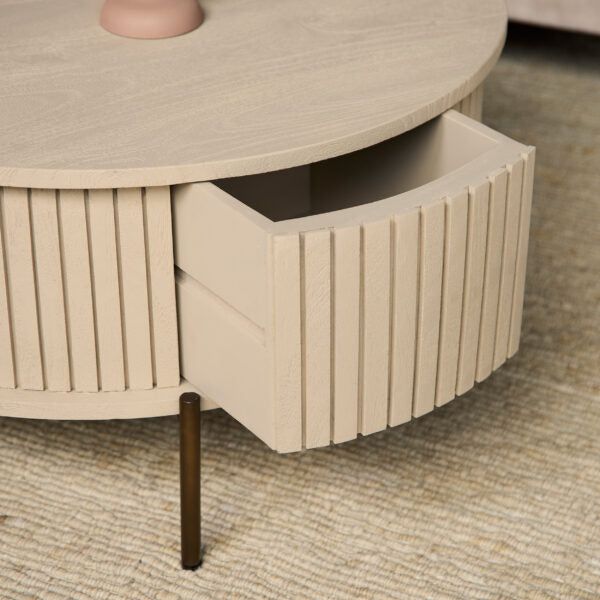 Salontafel Madison | Sand Ø80cm