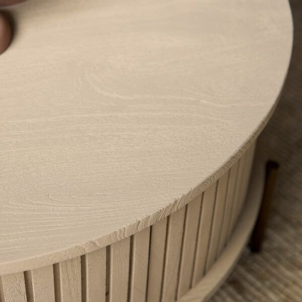 Salontafel Madison | Sand Ø80cm