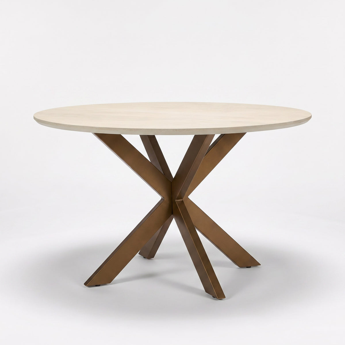 Eettafel Madison Rond | Zand - Brons