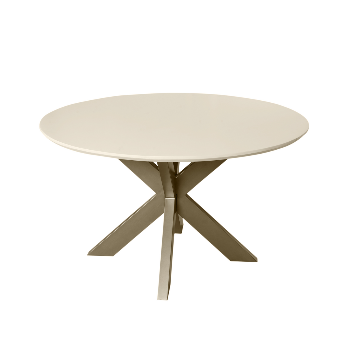 Eettafel Madison Rond | Zand - Brons