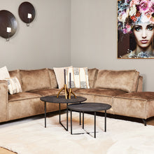 Salontafelset Arlington Rond | Zwart 70cm