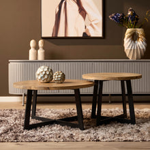 Salontafelset Atlanta Rond | Naturel