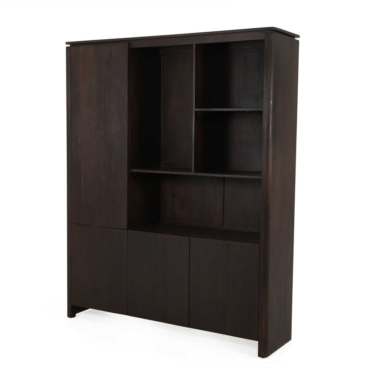 Vakkenkast XL Dallas | Brown 160cm