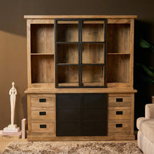 Vitrinekast Noa | Naturel 200cm