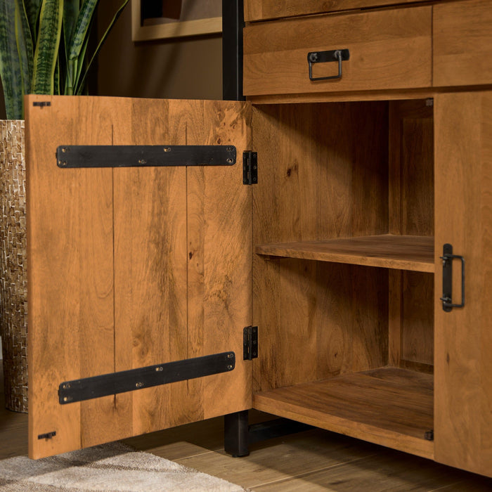 Vitrinekast Boaz | Naturel 115cm