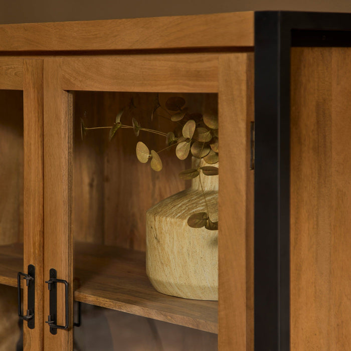 Vitrinekast Boaz | Naturel 115cm