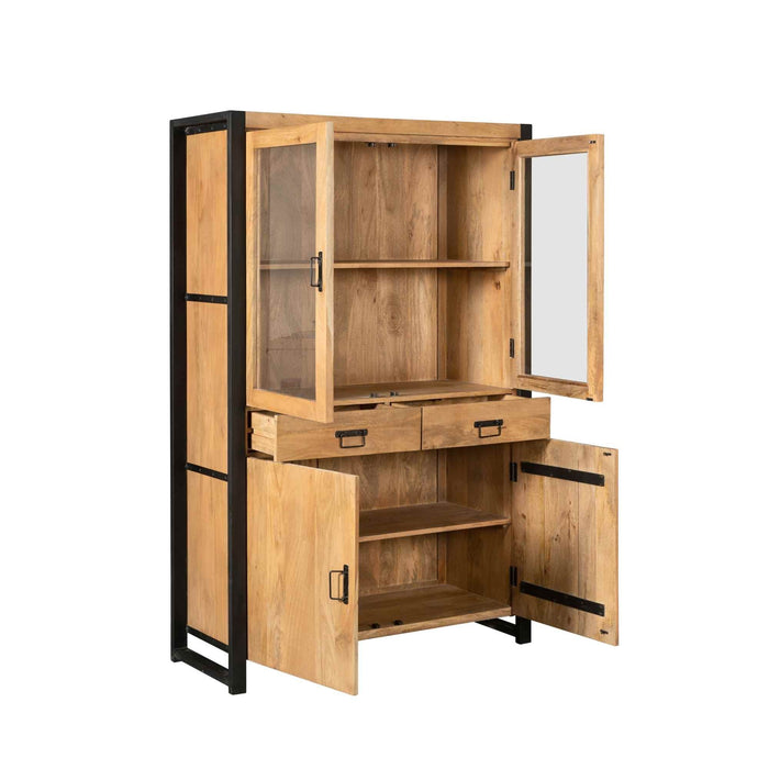 Vitrinekast Boaz | Naturel 115cm