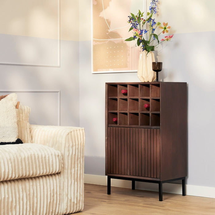 Wijnkast Madison | Brown 55cm