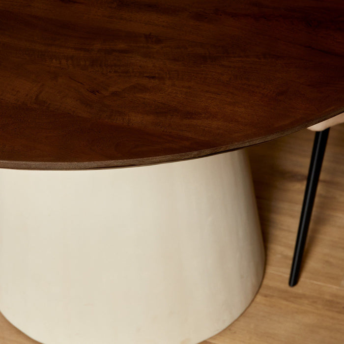 Eettafel Madison Brown - Ø130cm | Rond