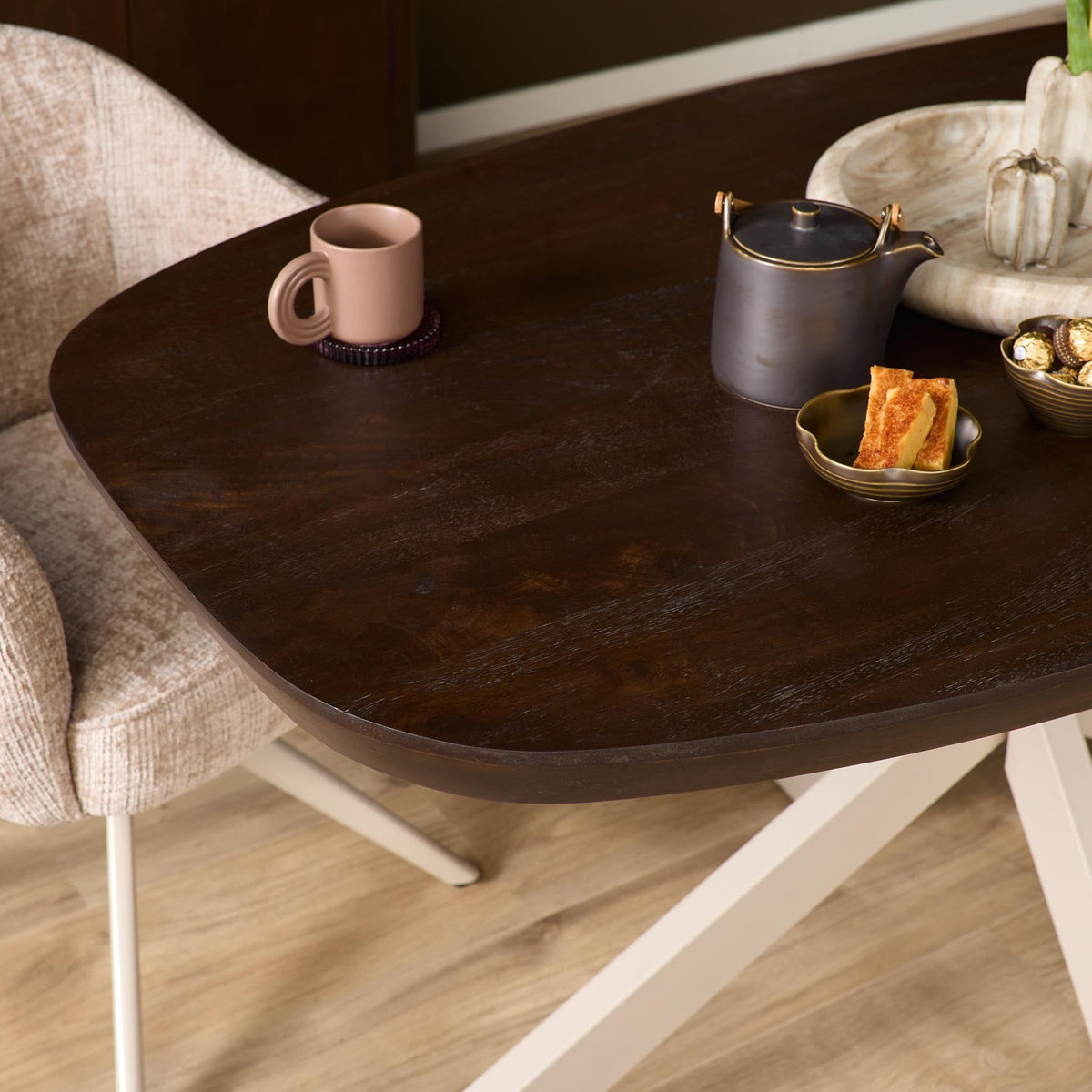 Eettafel Madison Ovaal | Brown/Sand