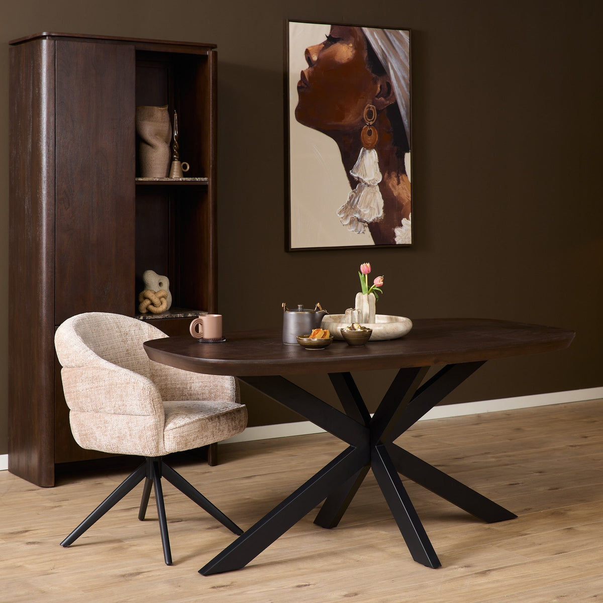 Eettafel Madison Ovaal | Brown