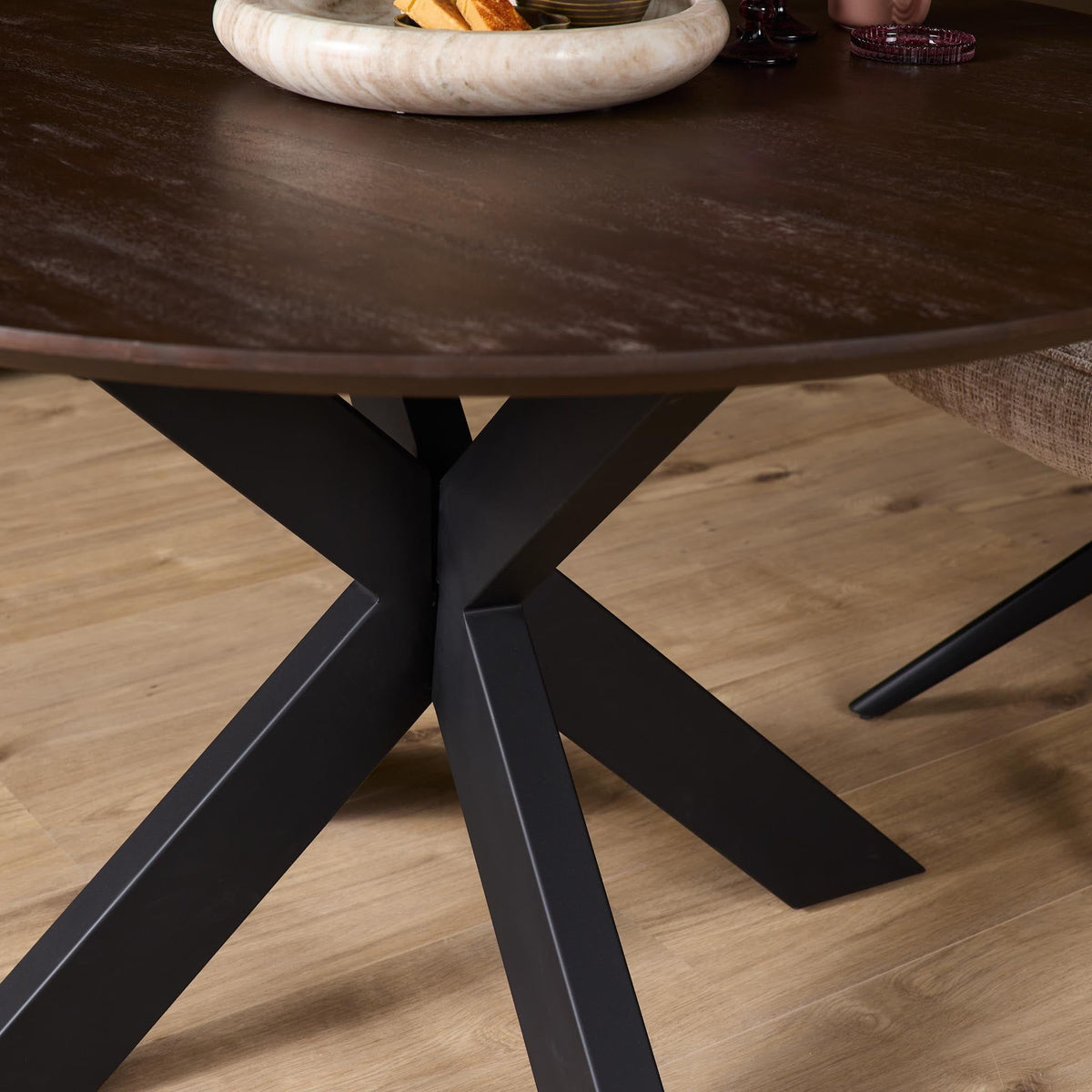 Eettafel Madison Rond | Brown
