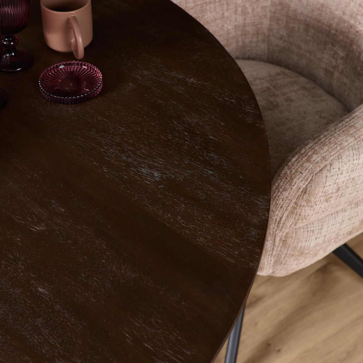 Eettafel Madison Rond | Brown