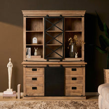 Vitrinekast Fresno | Naturel 160cm