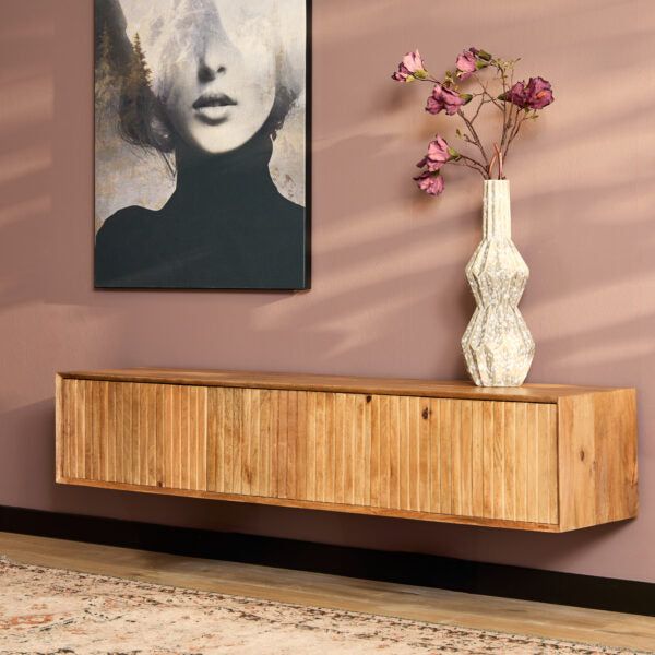 Zwevend TV-Meubel Madison | Naturel 160cm