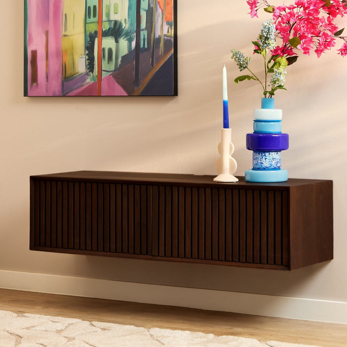 Zwevend TV-Meubel Madison | Brown