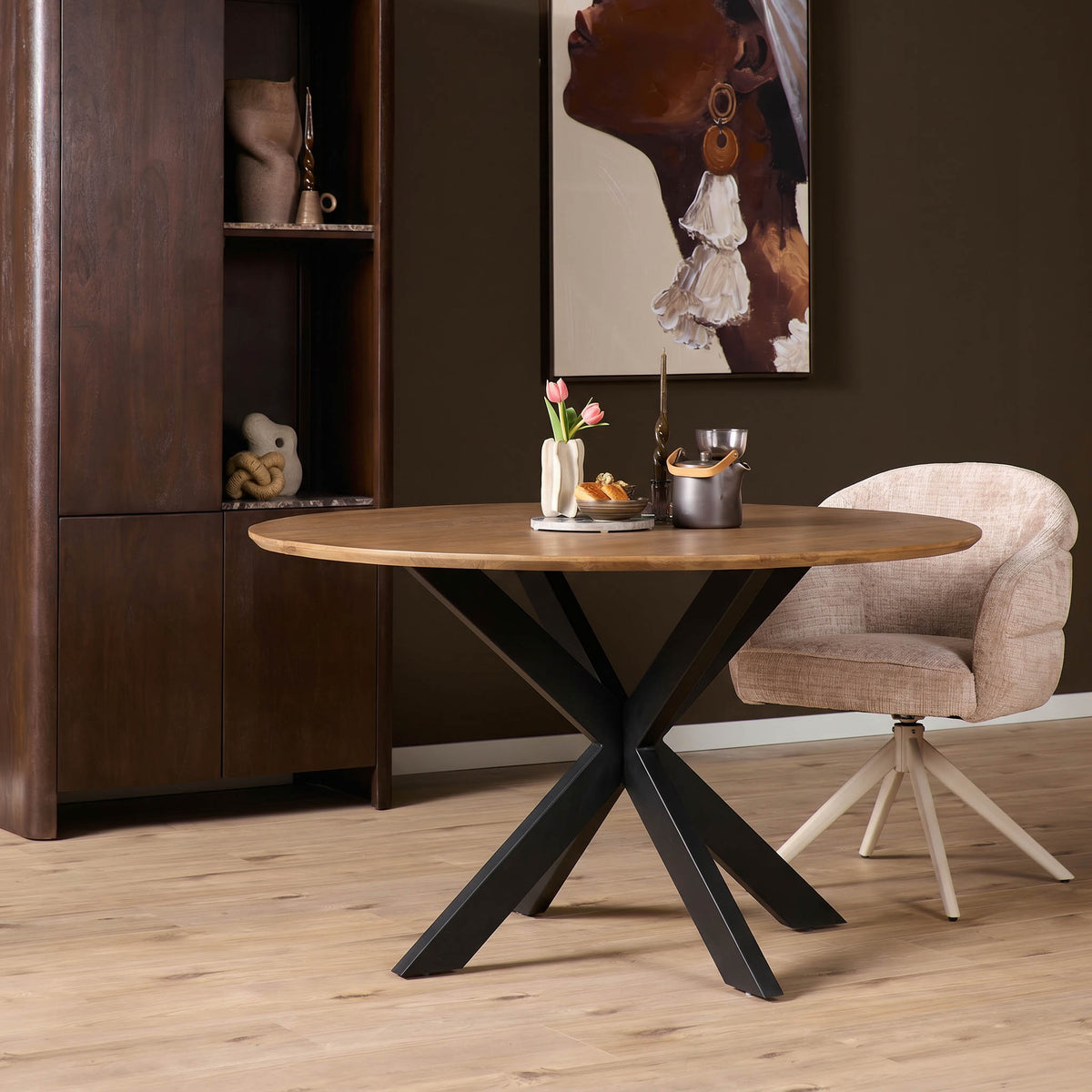 Eettafel Madison Rond | Naturel