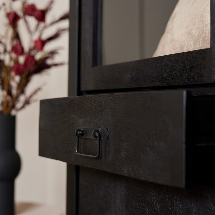 Vitrinekast Boaz | Black 115cm