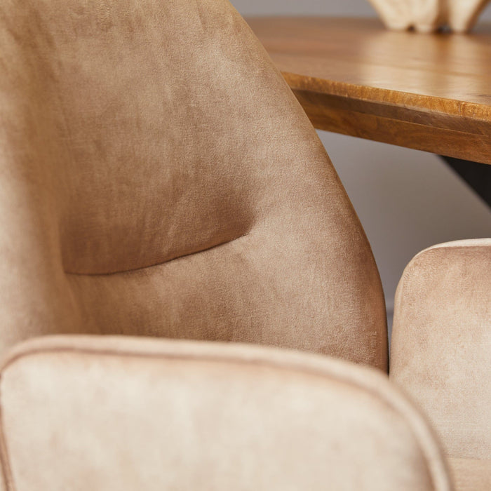 Eetkamerstoel Nova - Velvet Roze