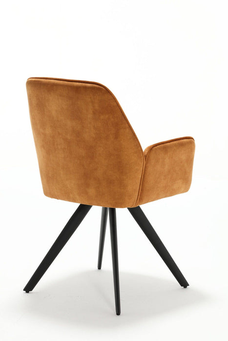 Eetkamerstoel Nova - Velvet Bruin