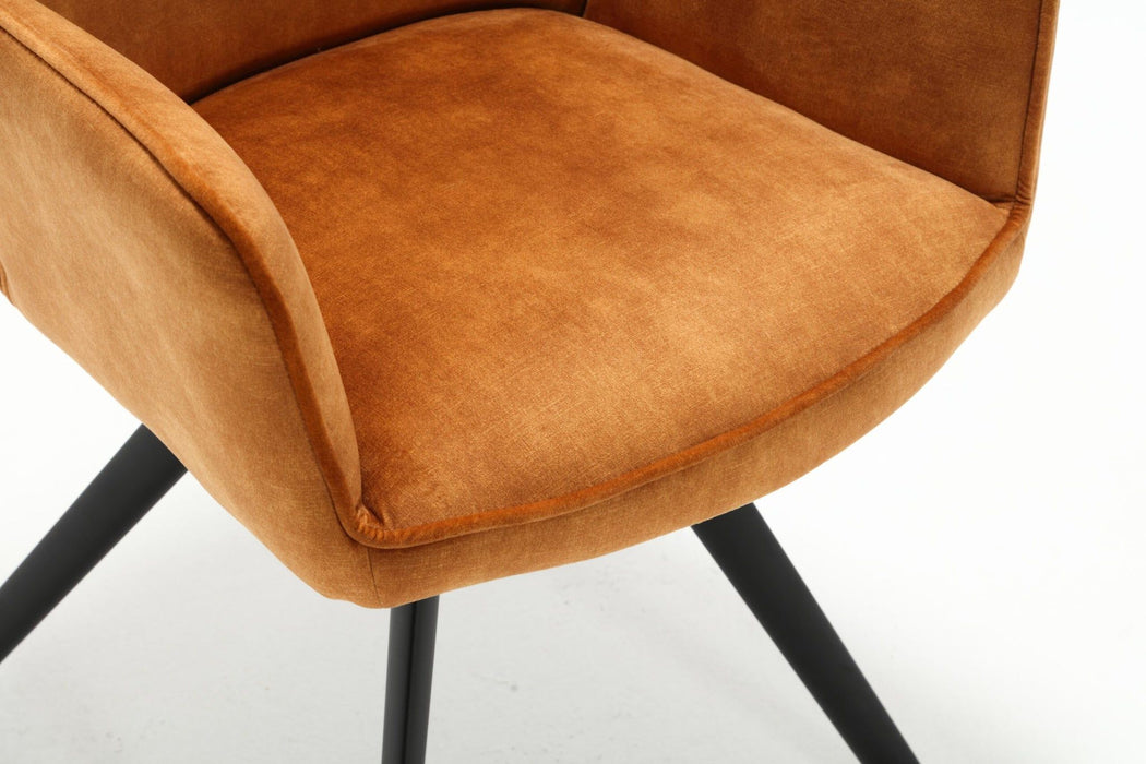 Eetkamerstoel Nova - Velvet Bruin