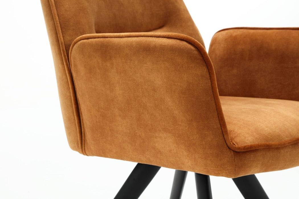 Eetkamerstoel Nova - Velvet Bruin