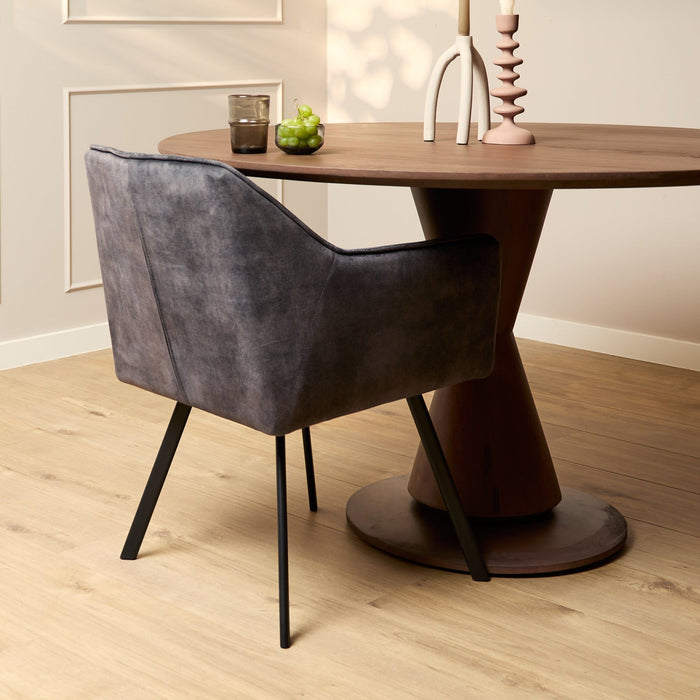 Eetkamerstoel Emma - Velvet Grijs