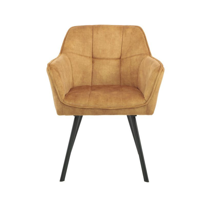 Eetkamerstoel Emma - Velvet Geel