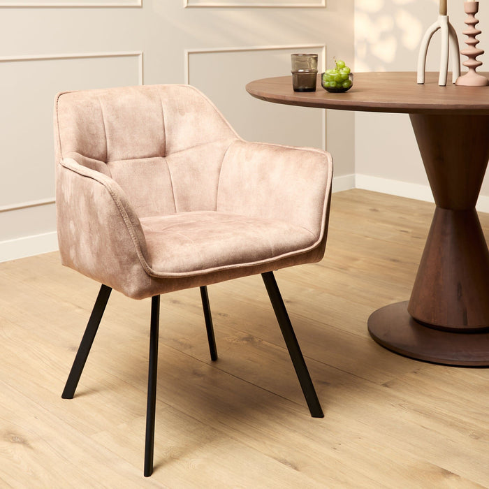 Eetkamerstoel Emma - Velvet Taupe