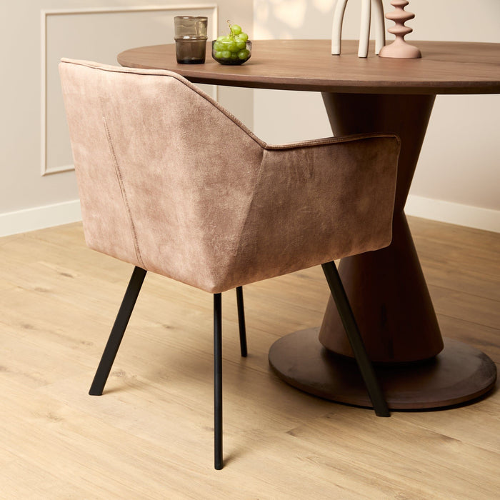 Eetkamerstoel Emma - Velvet Taupe
