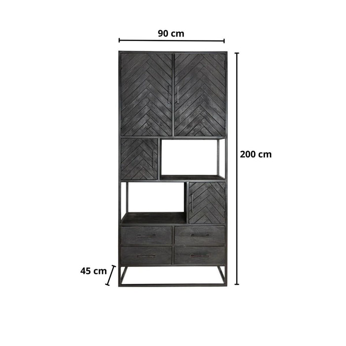 Vakkenkast Arlington | 90cm