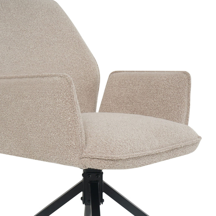 Eetkamerstoel Jill – Bouclé Taupe