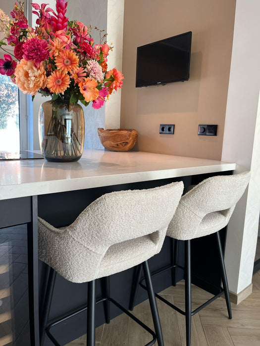 Barkruk Ray – Stof Beige