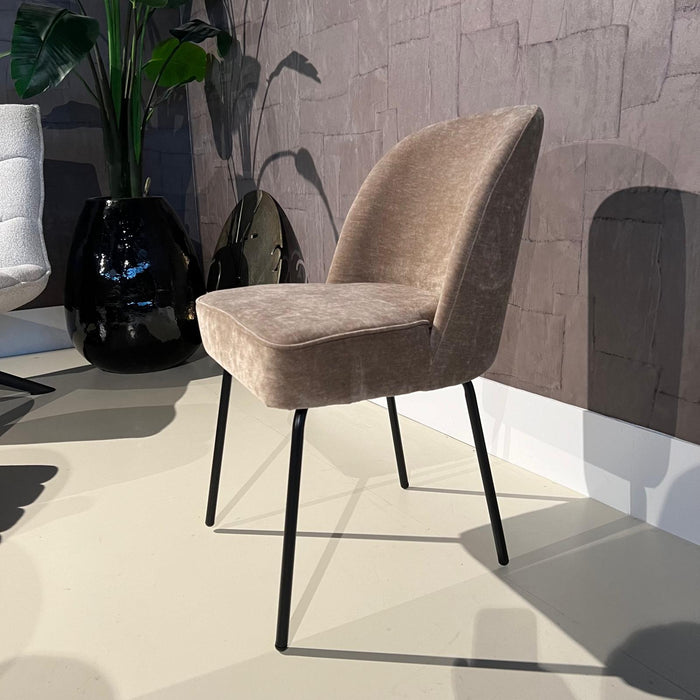 Eetkamerstoel Mona - Stof Taupe