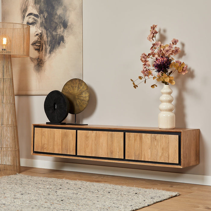Zwevend TV-Meubel RichWood | Naturel 160cm
