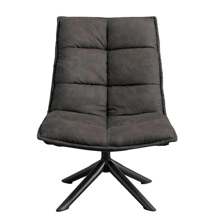 Fauteuil Lucas – Microleder Antraciet