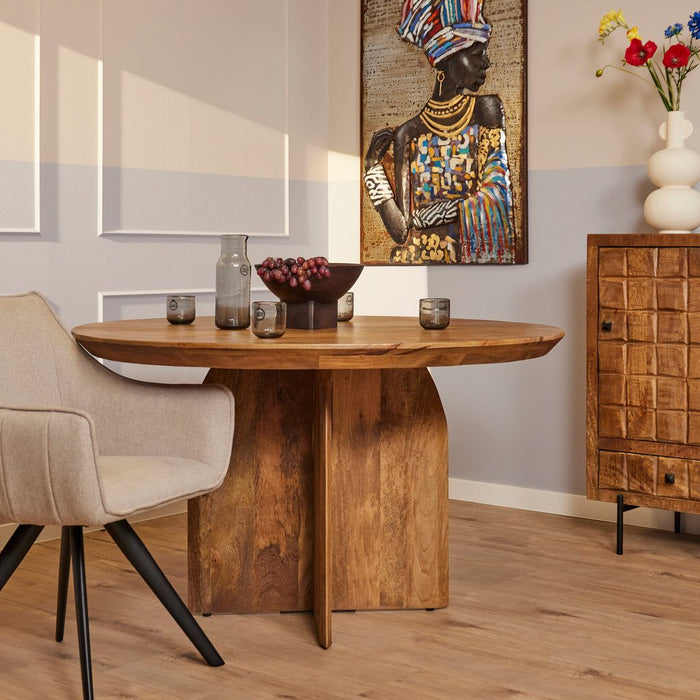 Eettafel Tense Naturel - 150cm | Rond