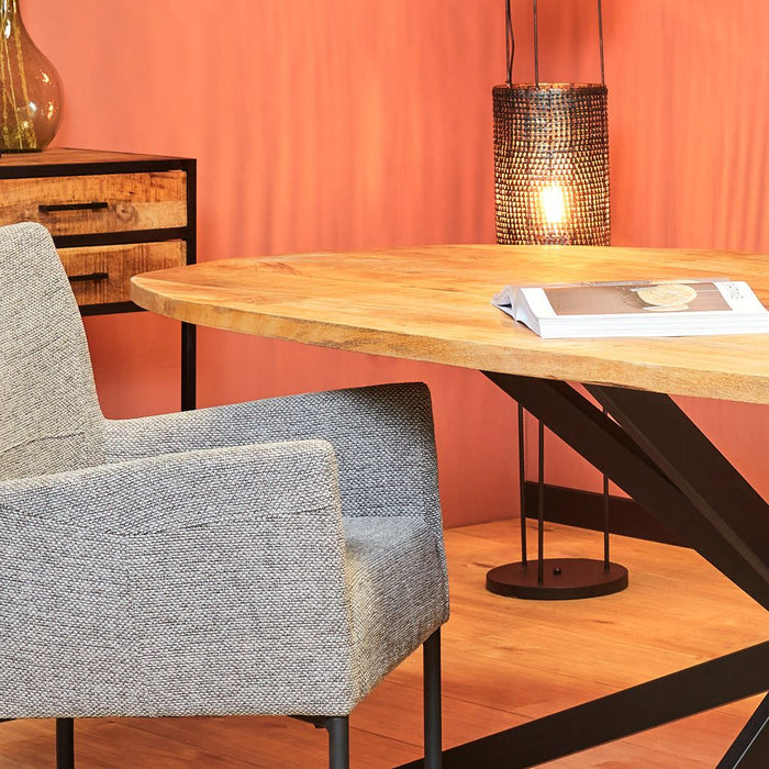 Eettafel Elegance Naturel - 240cm | Deens ovaal