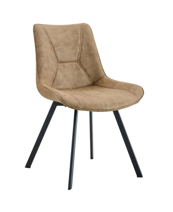 Eetkamerstoel Luna - Microvezel Taupe