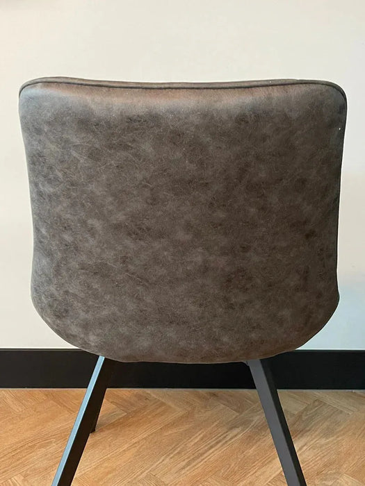 Eetkamerstoel Luna - Microvezel Grijs