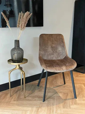 Eetkamerstoel Riva - Velvet Taupe