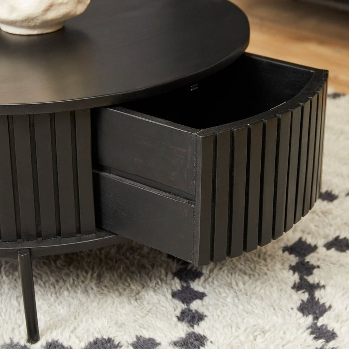 Salontafel Madison | Zwart Ø80cm