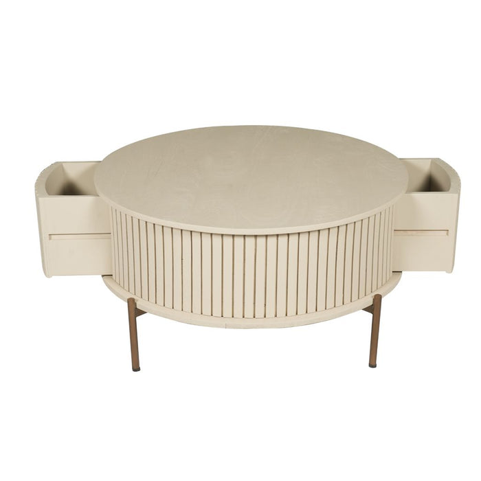 Salontafel Madison | Sand Ø80cm