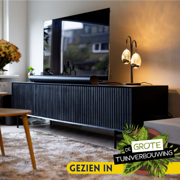 TV-Meubel Madison | Zwart 210cm