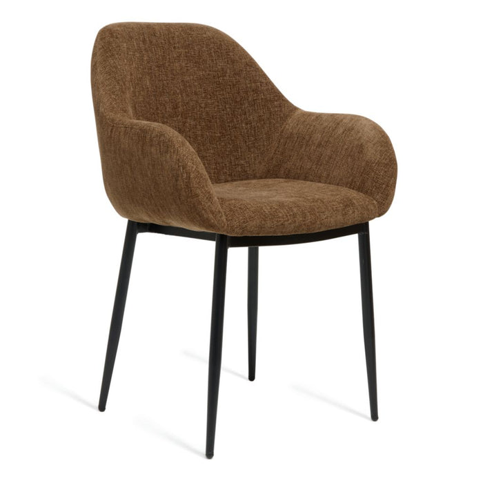 Eetkamerstoel Zara – Stof Choco