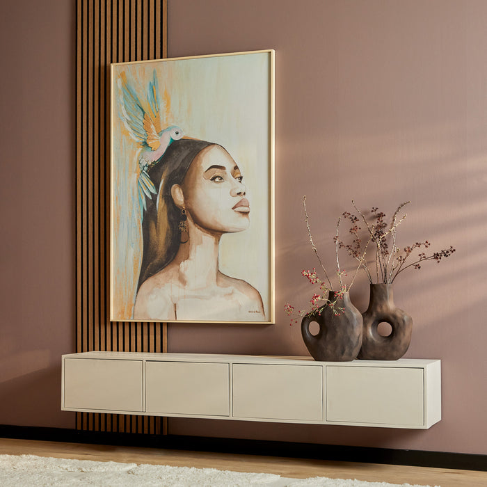 Zwevend TV-Meubel Vision Sand | 200 cm