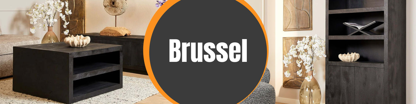 Vakkenkast Brussel Black 160cm
