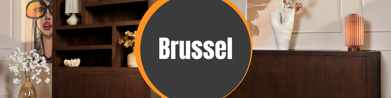 Vakkenkast Brussel Brown 160cm